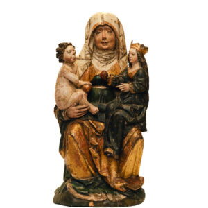Virgen Triple Sedente con Santa Ana