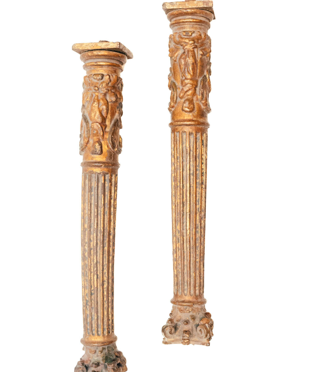 Pareja de Columnas Platerescas